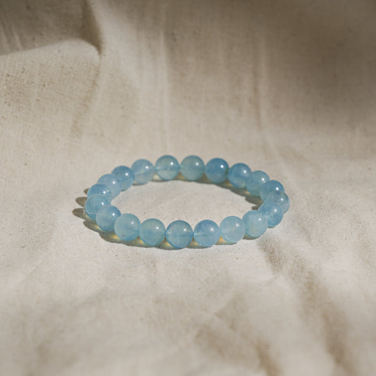 Aquamarine Bracelet front view