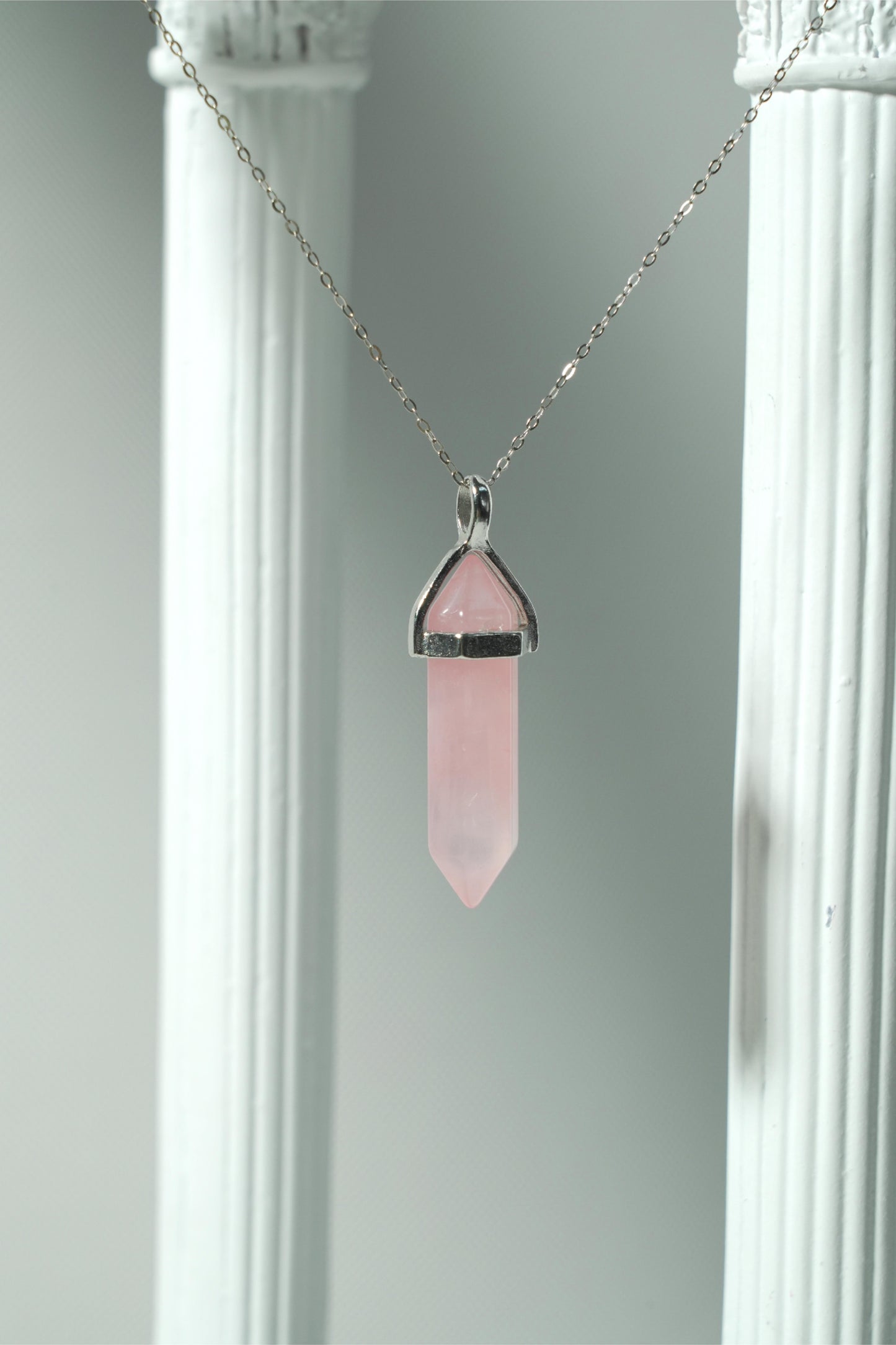 Designer-exclusive I Rose Quartz Necklace Healing Gemstone for Love