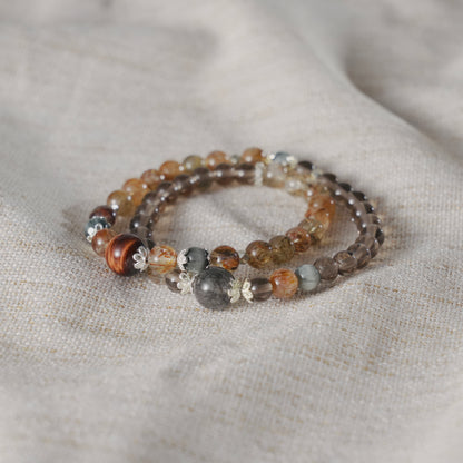 Designer-exclusive V Natural Crystal Bracelet Healing Aura